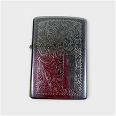 Zippo Classic Brushed Chrome Finish Pocket Lighter, No. 200